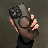 Luxury Matte Armor For Magsafe Magnetic Wireless Charging Case For
