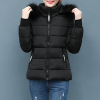 New Down Jacket Women's Parkas Classic Short Overcoat Warm Hooded AliExpress