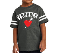 MOMMY & ME Trouble Maker & Trouble Shirts for Mom Baby and Kids