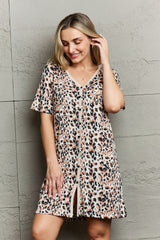 MOON NITE Quilted Quivers Button Down Sleepwear Dress Trendsi