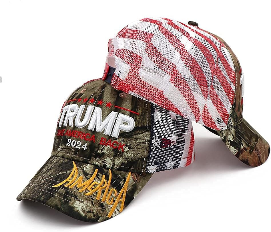 Trump 2024 Hat, Donald Trump 2024 Cap Take America Back MAGA USA Embroidery Adjustable Baseball Cap