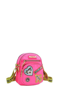 Nicole Lee USA Color Patch Crossbody Bag