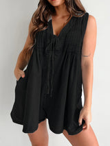 Tied Romper with Pockets Trendsi