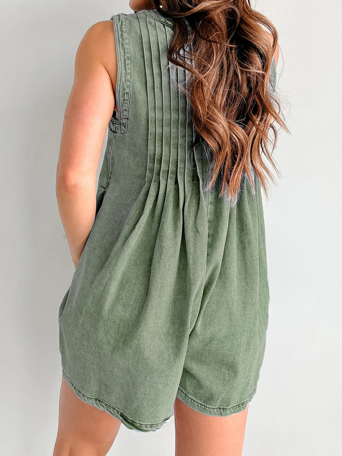 Tied Romper with Pockets Trendsi