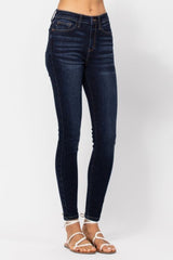 Judy Blue Full Size High Waist Handsand Skinny Jeans Trendsi