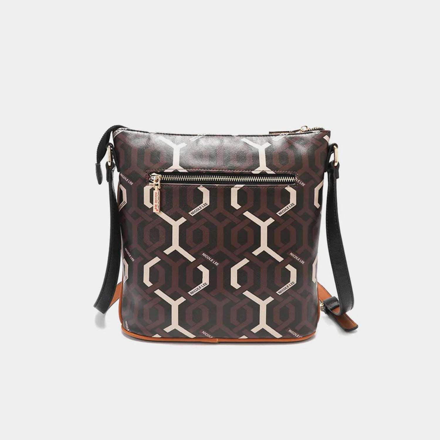 Nicole Lee USA Geometric Pattern Crossbody Bag Trendsi