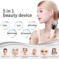 Facial Massager Ultrasonic Vibration Wrinkle Remover Anti-Ageing Teal Simba