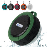 Mini Portable Waterproof Bluetooth Speaker with Suction Cup Teal Simba