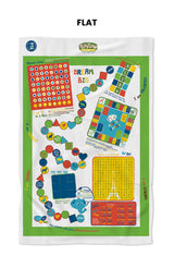 Playtime Bed Sheets Twin. 75 Fun Interactive Games & Puzzles. Unisex Purple Gaia