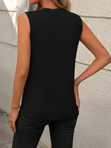 Round Neck Sleeveless Tank Trendsi