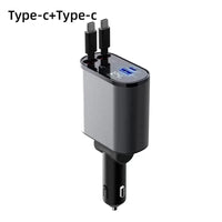 Car Charger 100W Super Fast Charging Car Cigarette Lighter USB-C Adapter InSpaceX Fashion