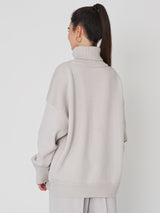 Turtleneck Long Sleeve Sweater Trendsi