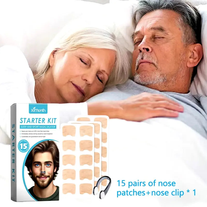 Sleep and Sport Nasal Dilator Intake Breathing Nasal Strip Starter Kit Nasal Breathing Dilators Nasal Strips Increase