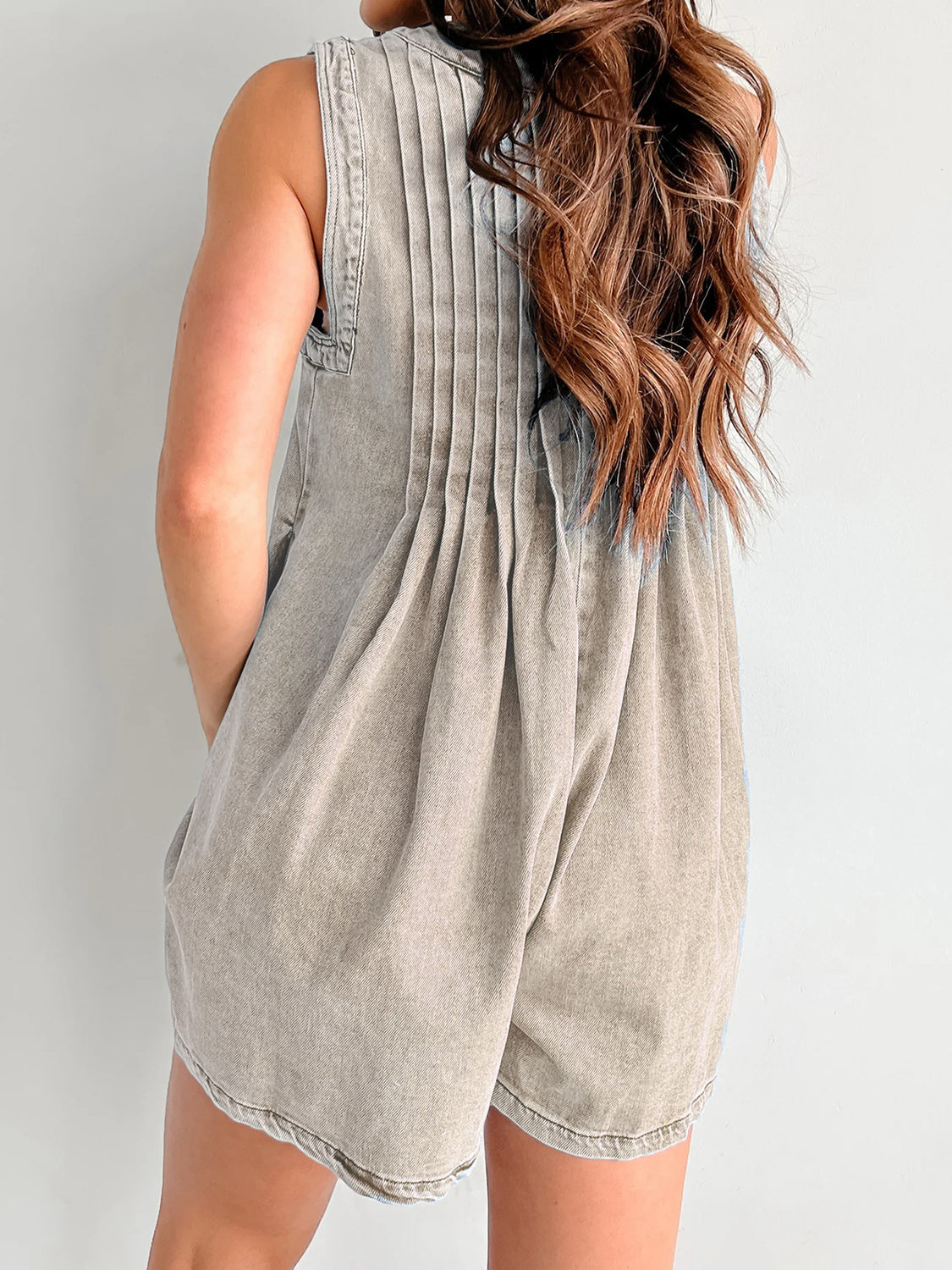 Tied Romper with Pockets Trendsi