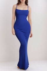 Basic Bae Built-In Shapewear Sleeveless Maxi Dress Trendsi