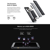 AGM X3 Rugged Phone 8GB+64GB IP68 Waterproof Dustproof Shockproof Face Jade