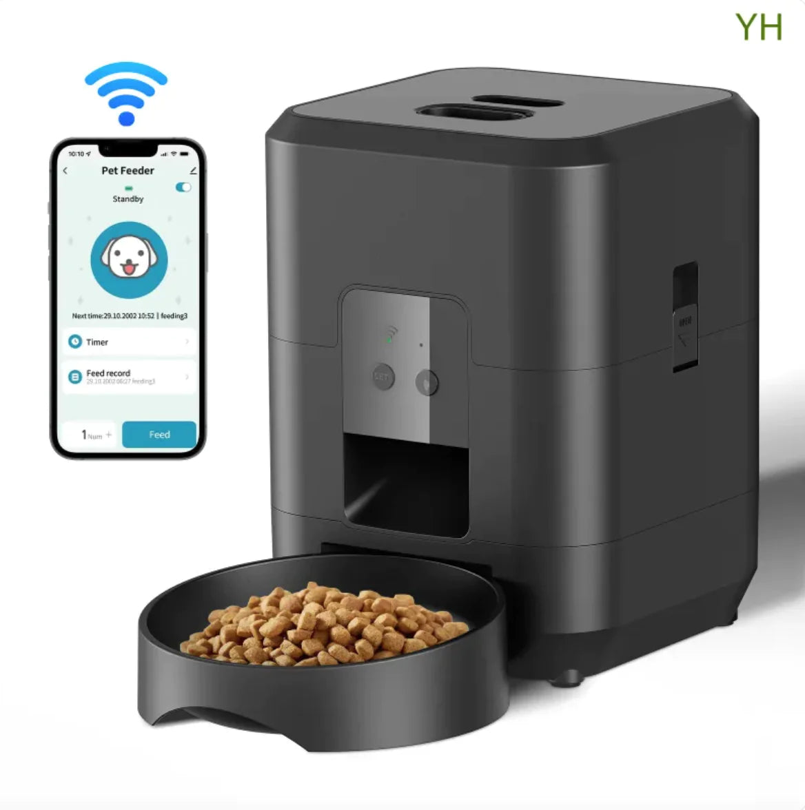 Intelligent Remote-Controlled Automatic Pet Feeder with Timed and Quantitative Feeding InSpaceX Fashion